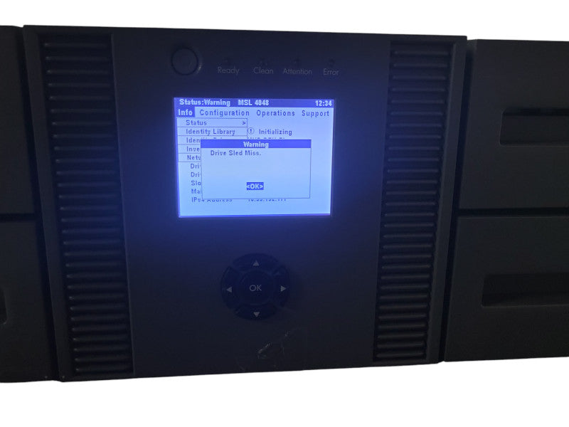 HPE MSL4048 Backup Tape Library 4U, No Drives, READ _
