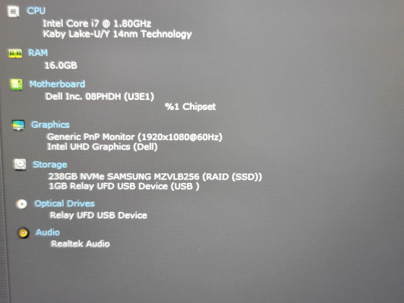Dell Latitude 5510| i7-10610U| 16GB DDR4| 256GB SSD READ  β Lap200
