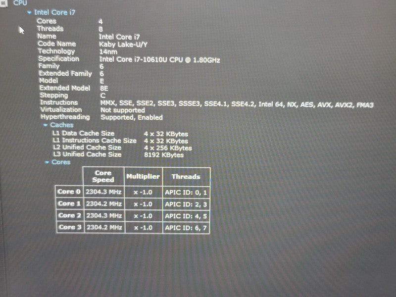 Dell Latitude 5510| i7-10610U| 16GB DDR4| 256GB SSD READ  β Lap200