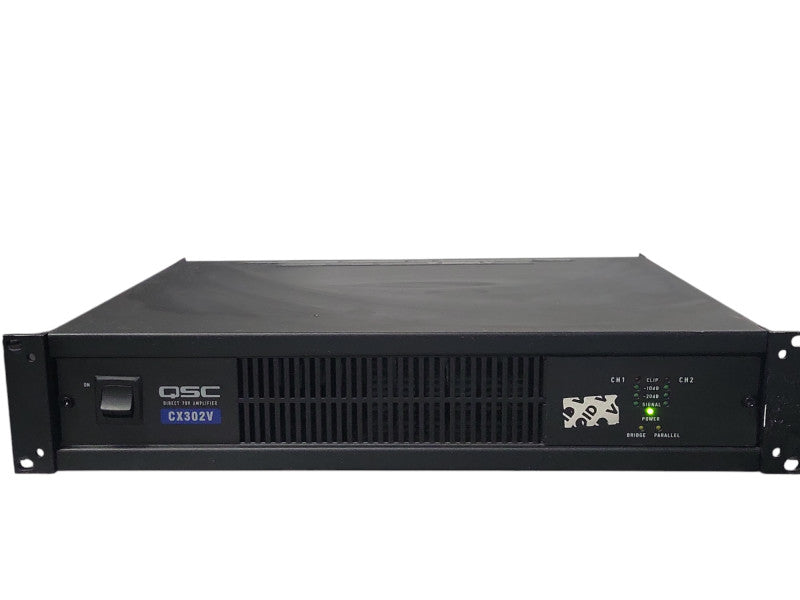 QSC CX302V 2 Channel Direct 70V Power Amplifier, READ _