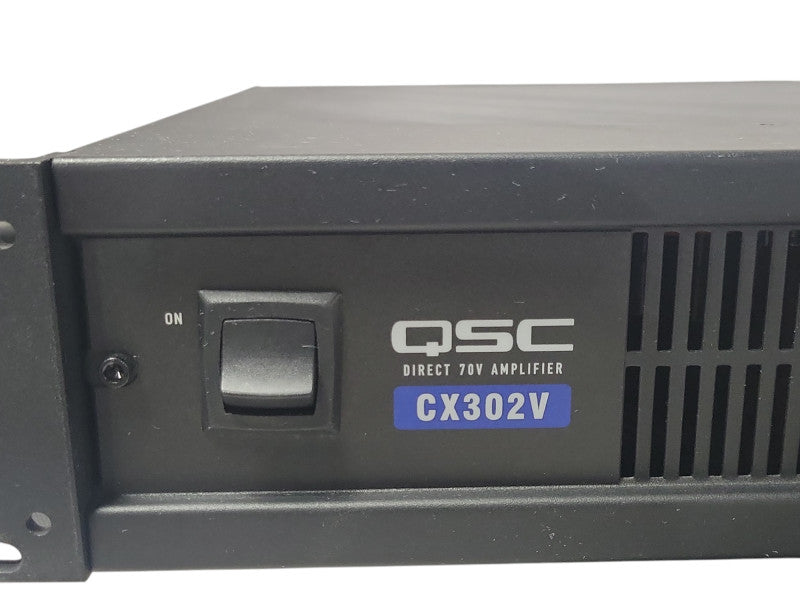 QSC CX302V 2 Channel Direct 70V Power Amplifier, READ _