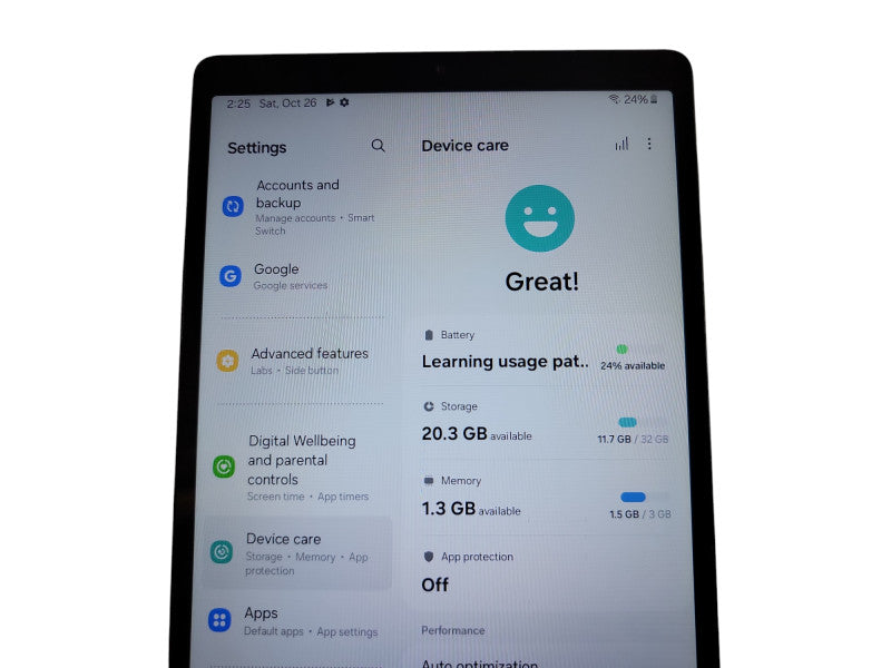 Samsung Galaxy Tab A7 Lite - 32GB - Gray (