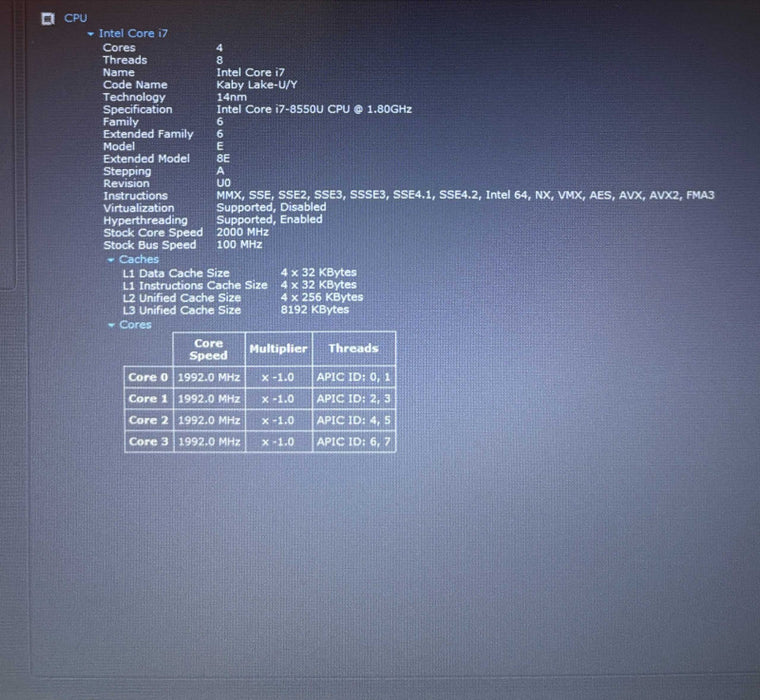 Dell Latitude 3590 i7-8550U@1.8GHz Radeon R7 M460 2GB GPU 16GB RAM 240GB SSD  Lap200