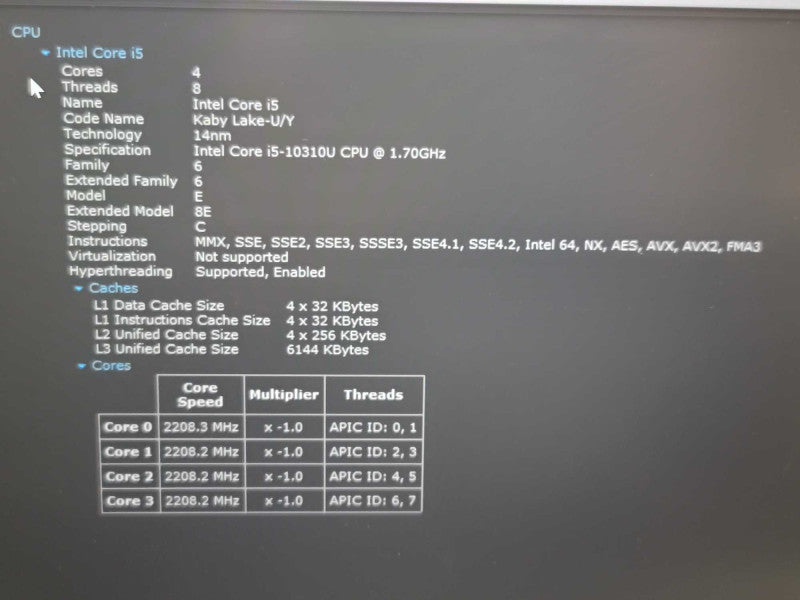 Dell Latitude 3410 | i5-10310U| 16GB DDR4| 512GB SSD  β Lap200
