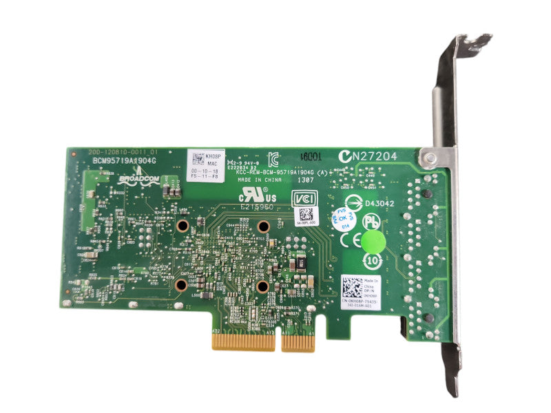 Broadcom 5719 1GbE Quad-Port Ethernet Server Adapter - Dell KH08P !