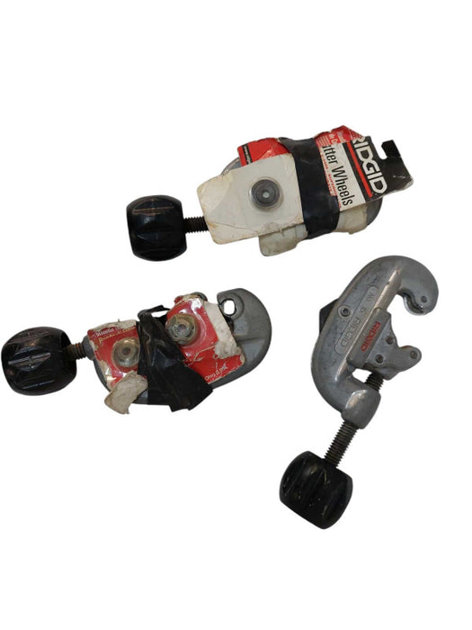 3 Rigid Pipe Cutters with some new cutting wheels  =
