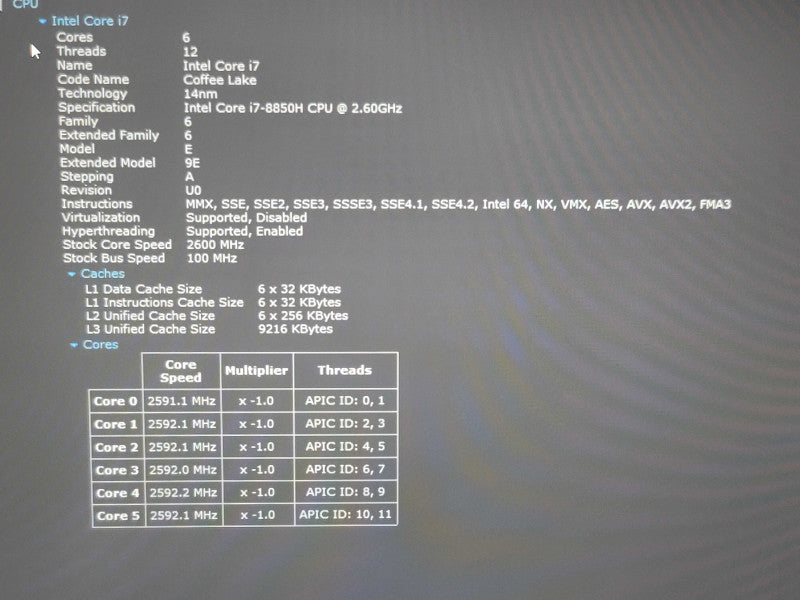 Dell Precision 5530| i7-8850H| 32GB DDR4| 512GB M.2 READ β Lap200