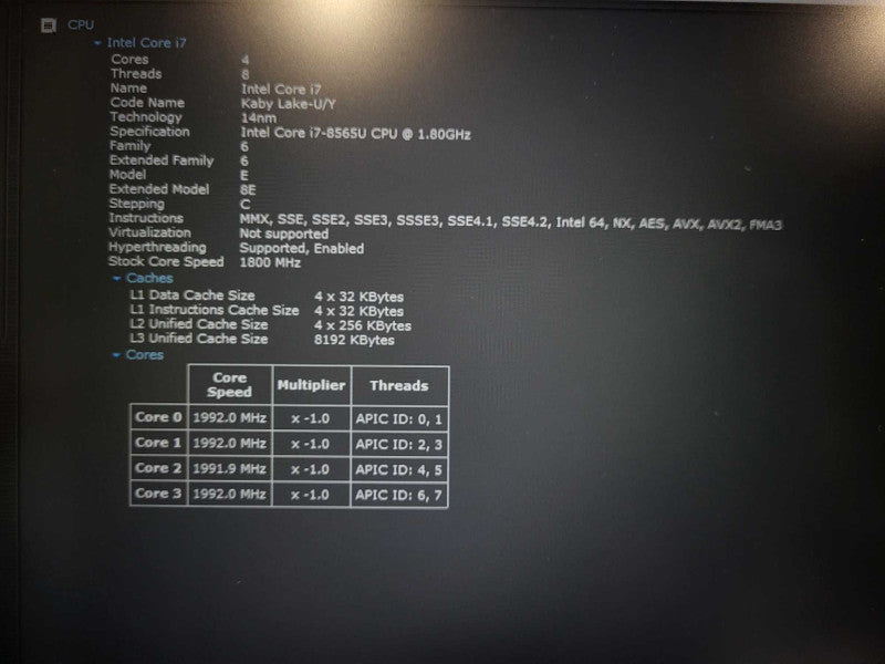 Lenovo ThinkPad P53s| i7-8665U| 16GB DDR4 | P520 | 256GB SSD  $ Lap200