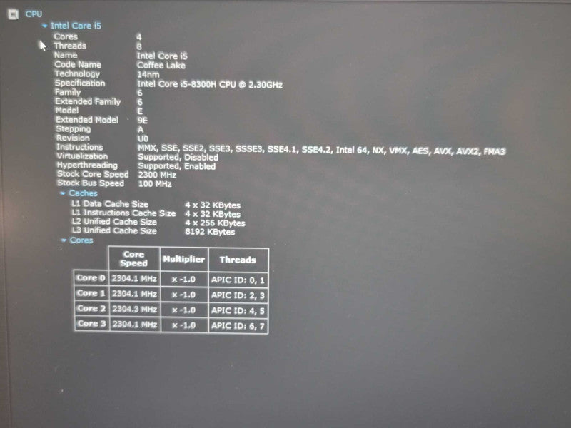 HP ZBook 15V G5| i5-8300H | 16GB DDR4| 512GB M.2 SSD NO AC ADAPTER β Lap200