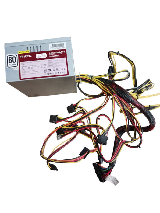 Antec EarthWatts EA-500 500W ATX 80 Plus Desktop Power Supply