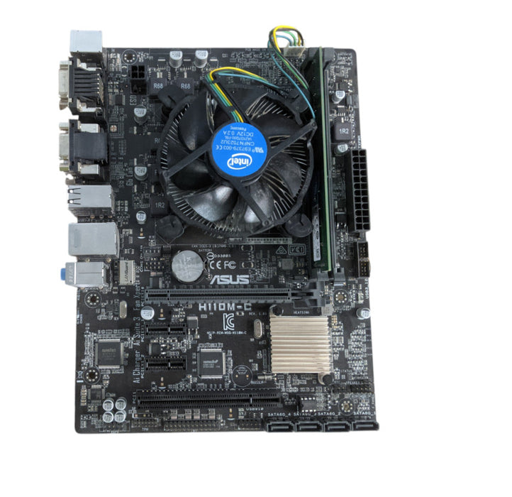 ASUS H110M-C Motherboard | Intel Pentium G4560 @ 3.50GHz | 4GB DDR4 | w/ I/O