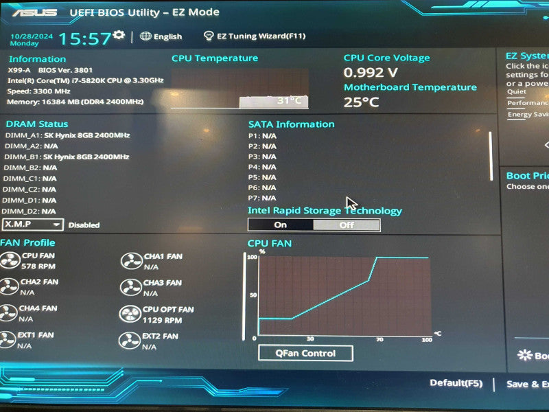 Custom PC i7 5820K | Asus X99-A | 16GB DDR4 | GTX 1060 | 600W PSU
