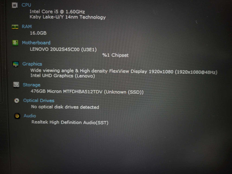 Lenovo ThinkPad L14| i5-10210U | 16GB DDR4| 512GB SSD $ Lap200