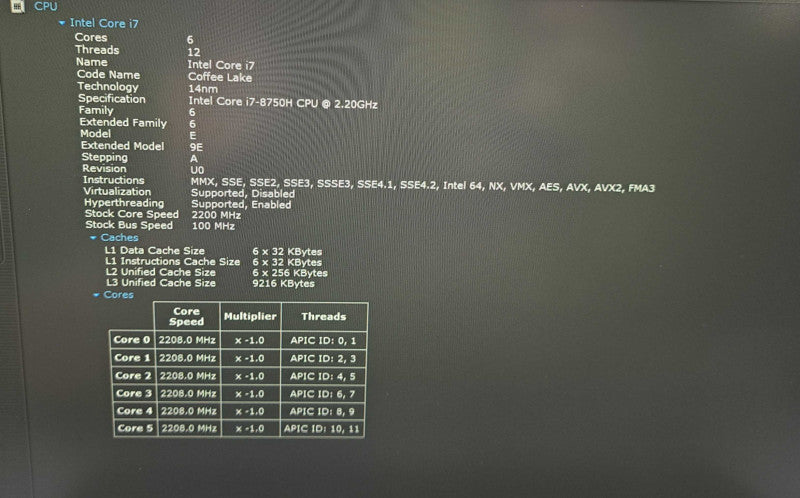 Dell XPS 15 9570 15.6" | i7-8750H @2.20GHz, 32GB DDR4, GTX 1050Ti, 512GB NVMe  Lap200