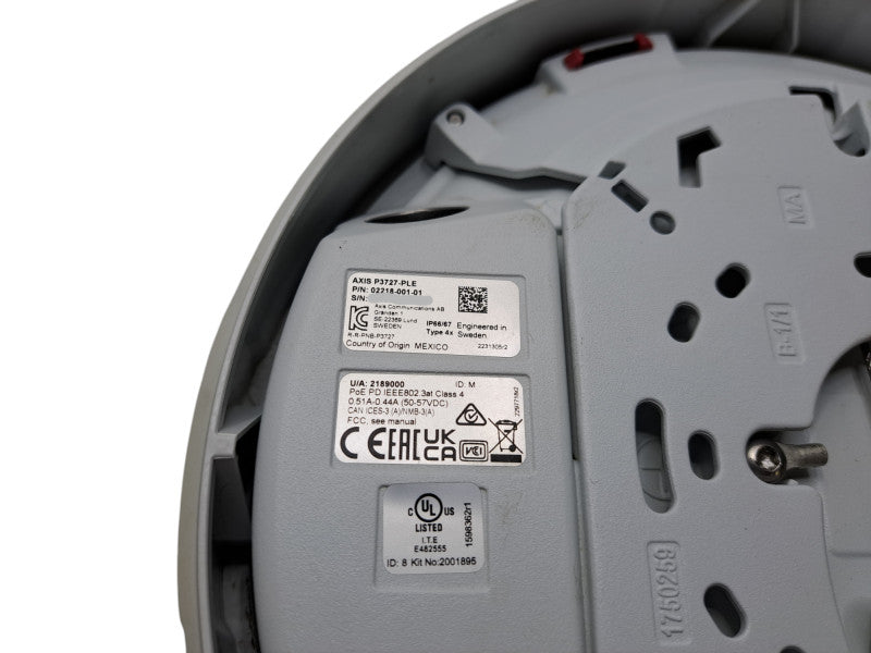Axis P3727-PLE 02218 Quad-Cam Network PTZ Panoramic Camera *READ*
