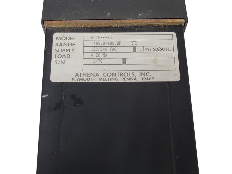 Athena temperature control 6275-F-E2, READ _