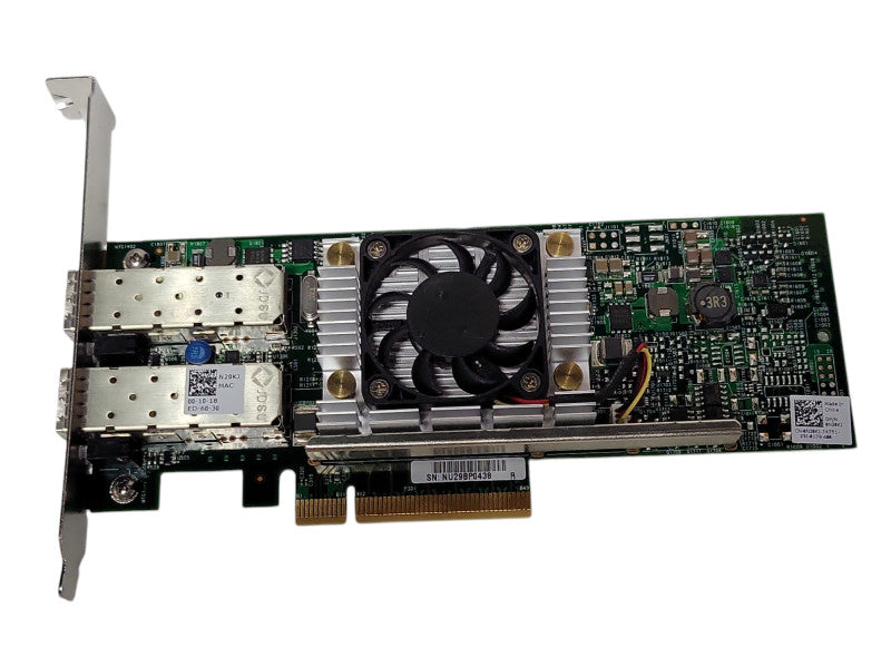 DELL 0N20KJ 10GB Dual Port SFP+ PCI-E Ethernet Network Adapter FH Bracket _