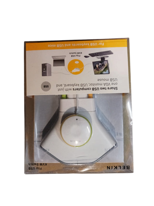 Belkin Flip USB 2-Ports External USB VGA KVM Switch