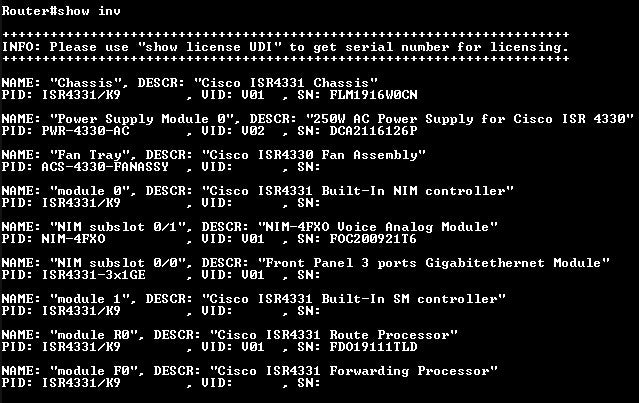 Cisco 4300 Series ISR4331/K9 V01 Router - No Clock Issue Q