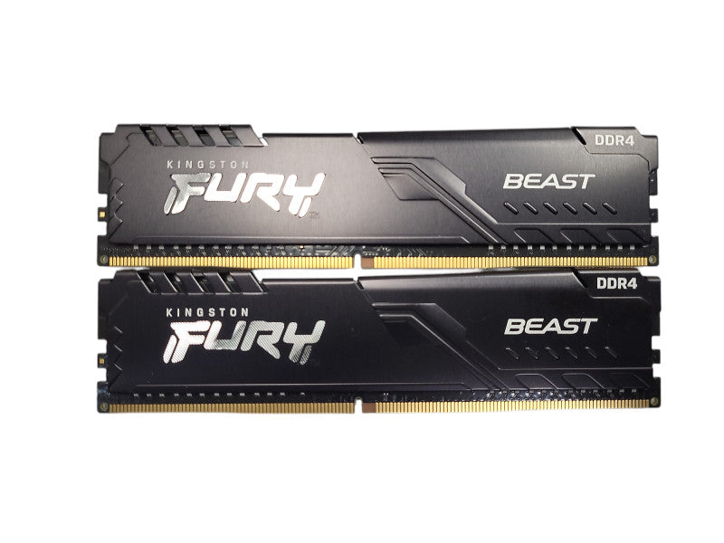 Kingston FURY Beast 16GB (2 x 8GB) DDR4 SDRAM Memory Kit - 16 KF432C16BBK2/16 $