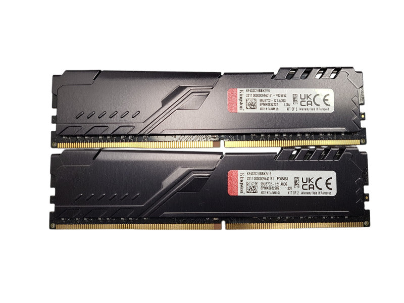Kingston FURY Beast 16GB (2 x 8GB) DDR4 SDRAM Memory Kit - 16 KF432C16BBK2/16 $
