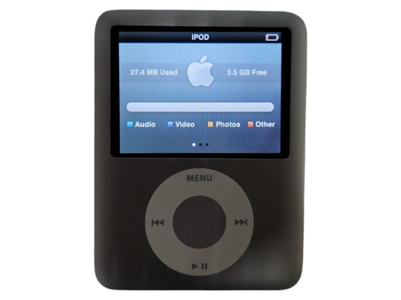 Apple iPod Nano 3rd Generation, 4GB, Model: A1236