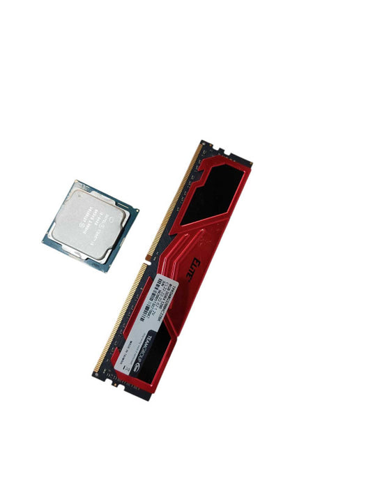 1 Intel Core i5 - 9400  SR3X5  2.9GHz & 1 Elite 8GB DDR4 3200 RAM =