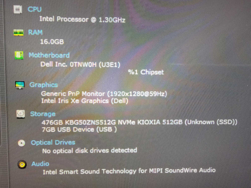 Dell Latitude 7320 2-1 13" |4-Core i7-1180G7 @1.3GHz 16GB RAM 512GB SSD -READ