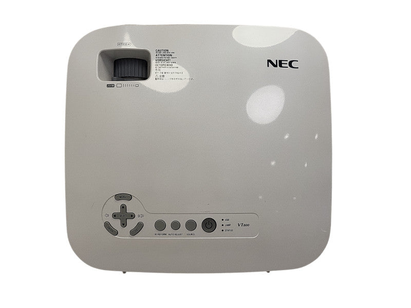 NEC VT800 XGA 2700 ANSI Lumens Projector 442 Lamp Hours  $
