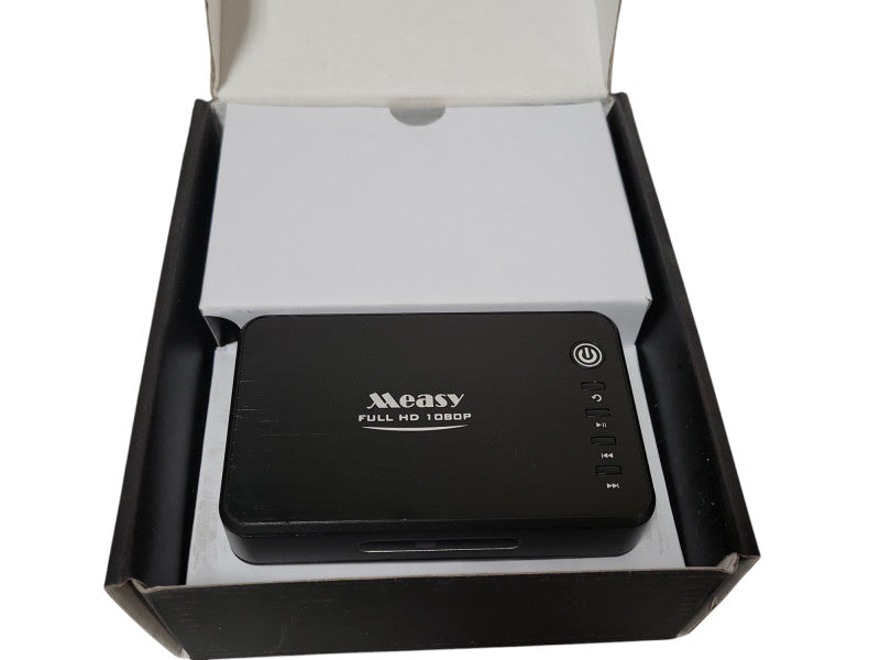 Open-Box Measy Full HD 1080P HD MEDIA Player w/ HDMI Cable, Remote and power  Q_