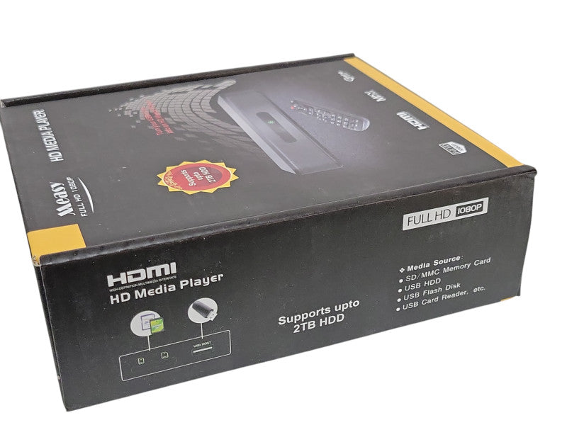 Open-Box Measy Full HD 1080P HD MEDIA Player w/ HDMI Cable, Remote and power  Q_