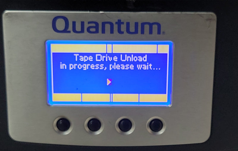 Quantum Scalar i40 Tape Library with 2x LTO-6 FC HH Drives, READ _
