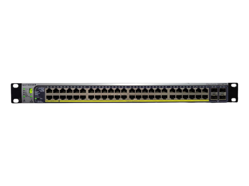 Netgear GS748TPS 48-port PoE Gigabit Switch w/ 4x SFP 2x HDMI Stacking VLAN