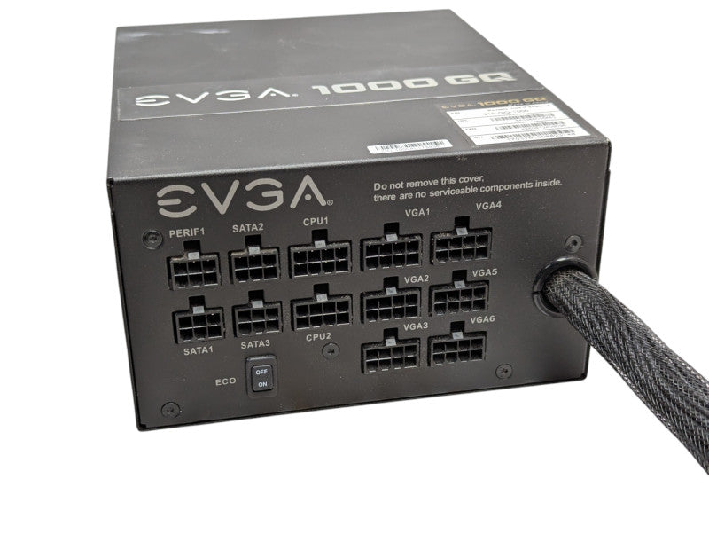 EVGA 1000GQ 1000W Semi Modular Gold Power Supply 210-GQ-1000 READ  Q-