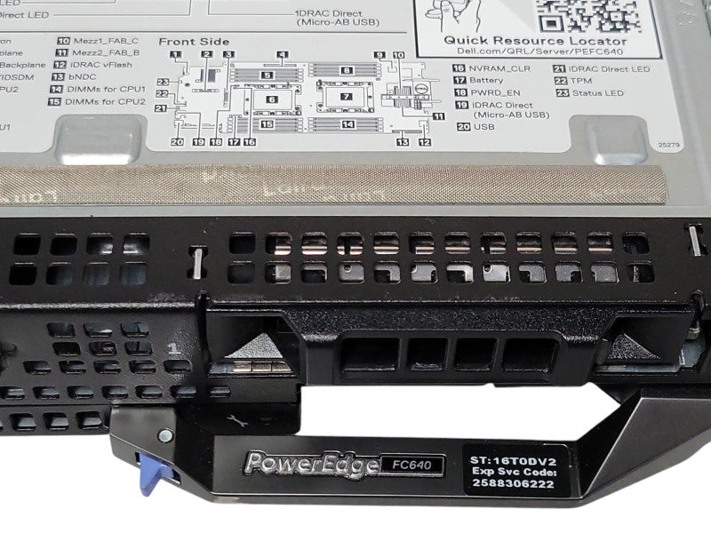 Barebones Dell PowerEdge FC640 Blade Server No CPU/RAM/HDDs _