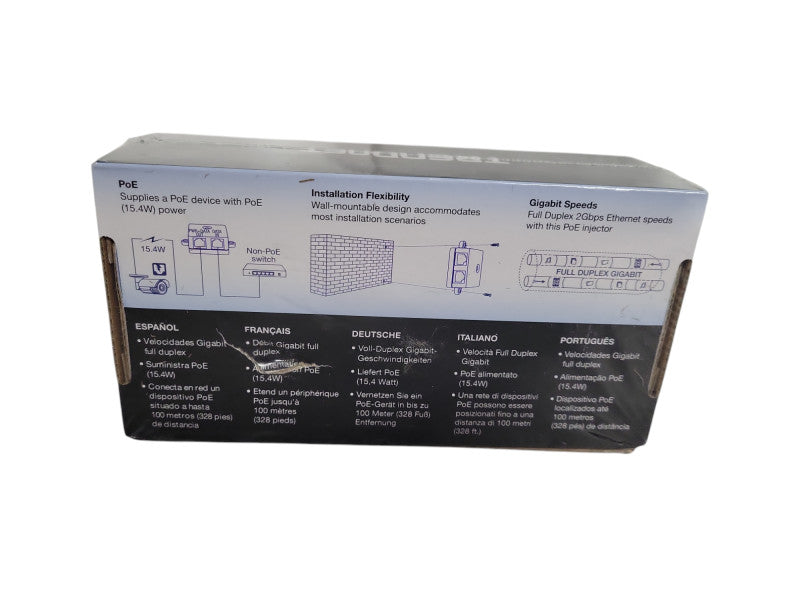 TRENDNET TPE-113GI GIGABIT PoE INJECTOR - New !