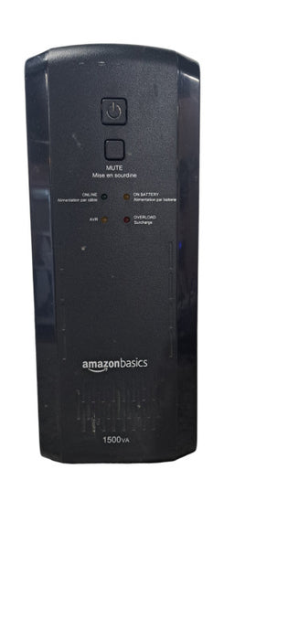 Amazon Basics Line-Interactive UPS 1500VA 900 Watt Surge Protector Battery Po Q