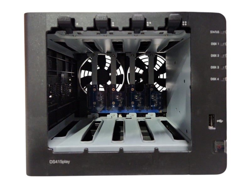 Synology Disc Station DS415play, No HDD, No Cover, No Caddies