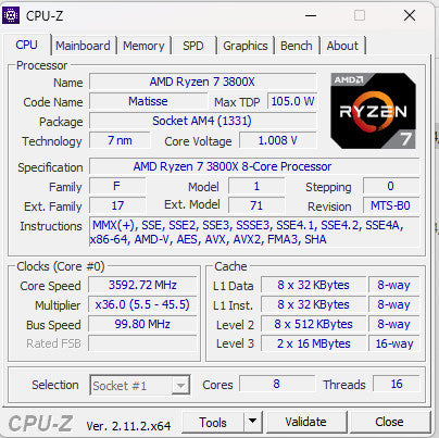 Corsair Gaming Desktop Ryzen 7 3800X 32 GB DDR4 RTX 2060(READ)