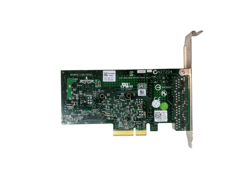 Dell KH08P | Broadcom NetXtreme 5719 | 1GB Quad-Port Ethernet Adapter