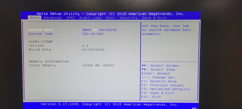Supermicro A1SRi-2758F 1U Server, Intel Atom CPU, 16GB DDR3 RAM, No HDD, READ _