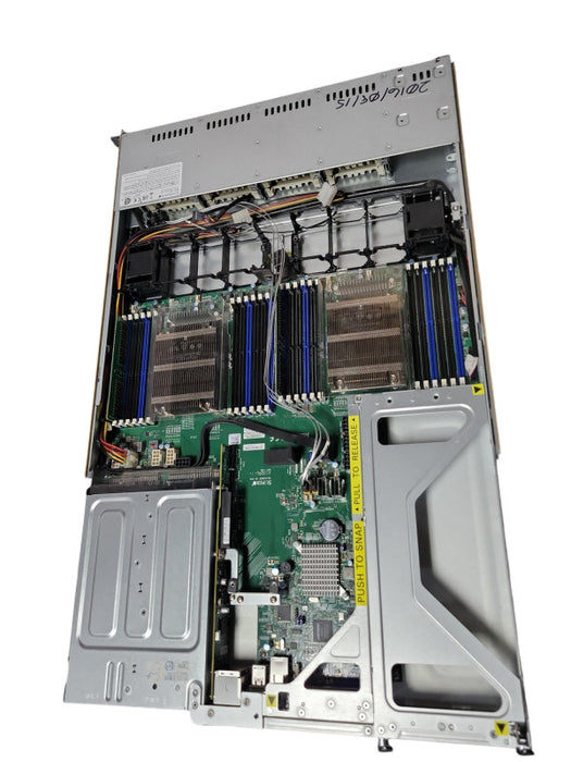 SuperMicro 119U-7 1U Server, 2x Xeon E5-2630V4, 32GB DDR4, No PSU, READ _
