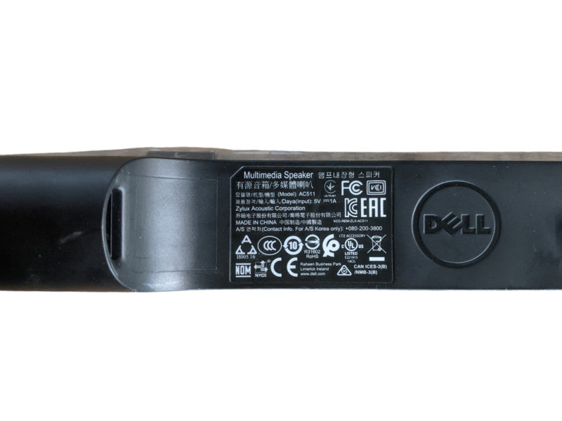 Dell Multimedia Speaker | USB Soundbar | AC511