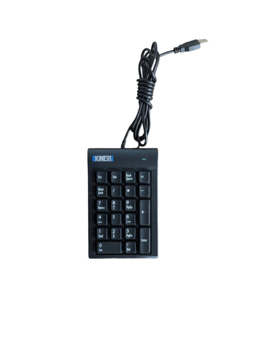 Kinesis Low-Force USB Keypad with Hub | AC210USB-BLK
