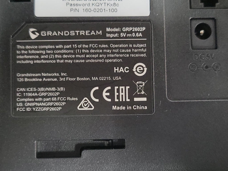 Open-Box Ooma/Grandstream GRP2602P 2-Line 4 SIP IP Phone _