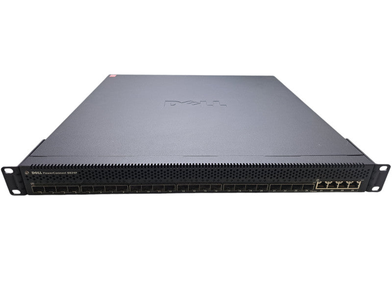 Dell PowerConnect 8024F | 24-Port 10G SFP+ Switch | 2x PSU
