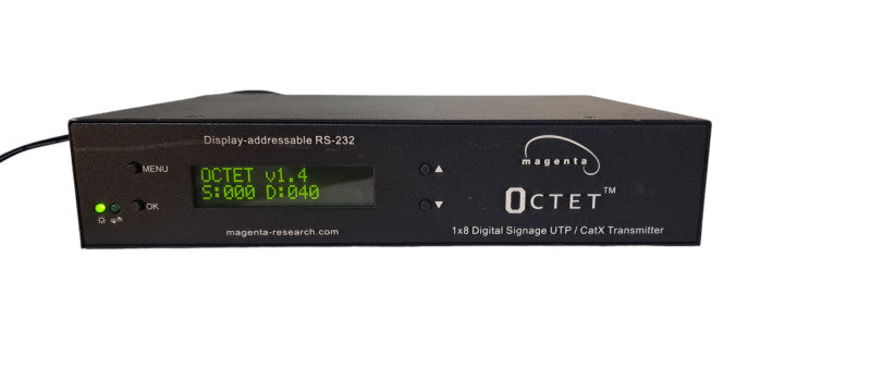 Magenta Octet 1x8 Digital Signage UTP/CatX Transmitter