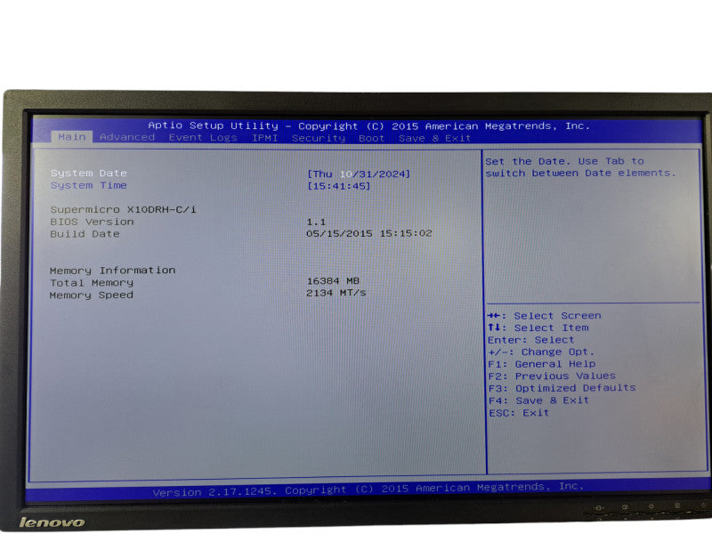 Supermicro X10DRH-C/i 2U | 2x Xeon E5-2667 v3 @3.20GHz, 16GB DDR4, 2x PSU