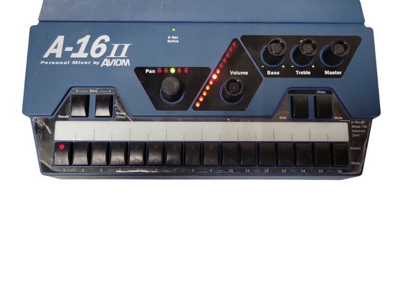 Aviom - A-16II Personal Monitor Mixer, READ Q_