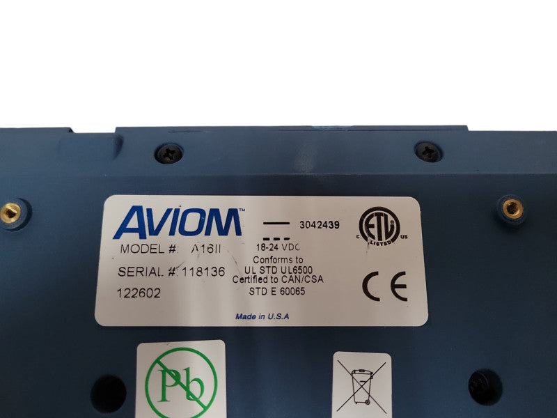 Aviom - A-16II Personal Monitor Mixer, READ Q_